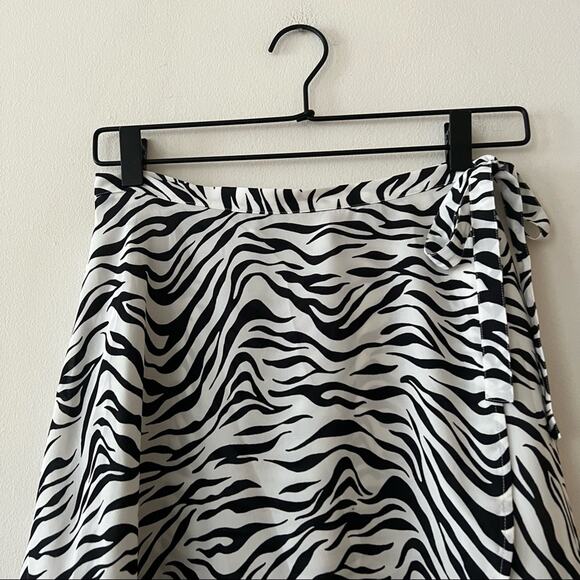 Artizia Sunday Best Ariel Zebra Print Wrap Skirt - Picture 2 of 5